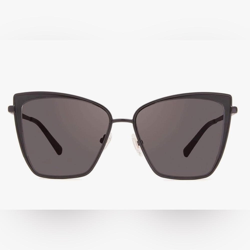 Diff Eyewear Black Cat-Eye Sunglasses